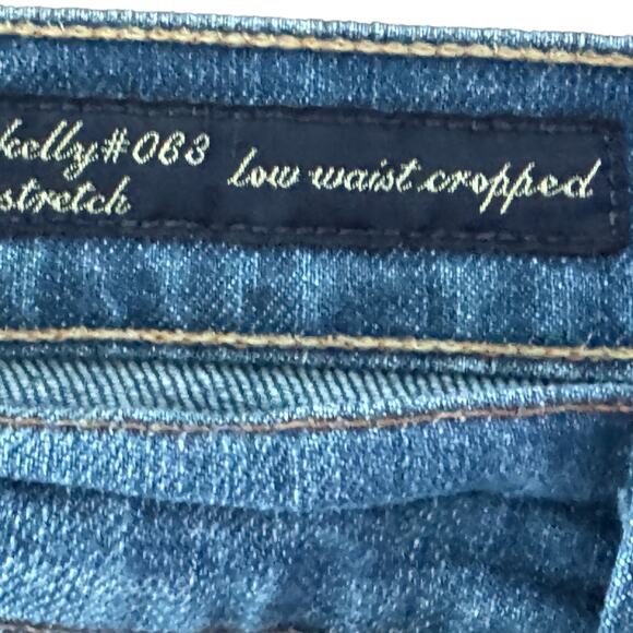 Citizens of Humanity Kelly 063 Low Waist Cropped Stretch Jeans Size 29 Blue - Picture 13 of 16
